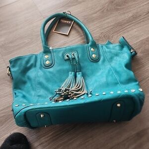 NWT  DIOPHY Green Handbag